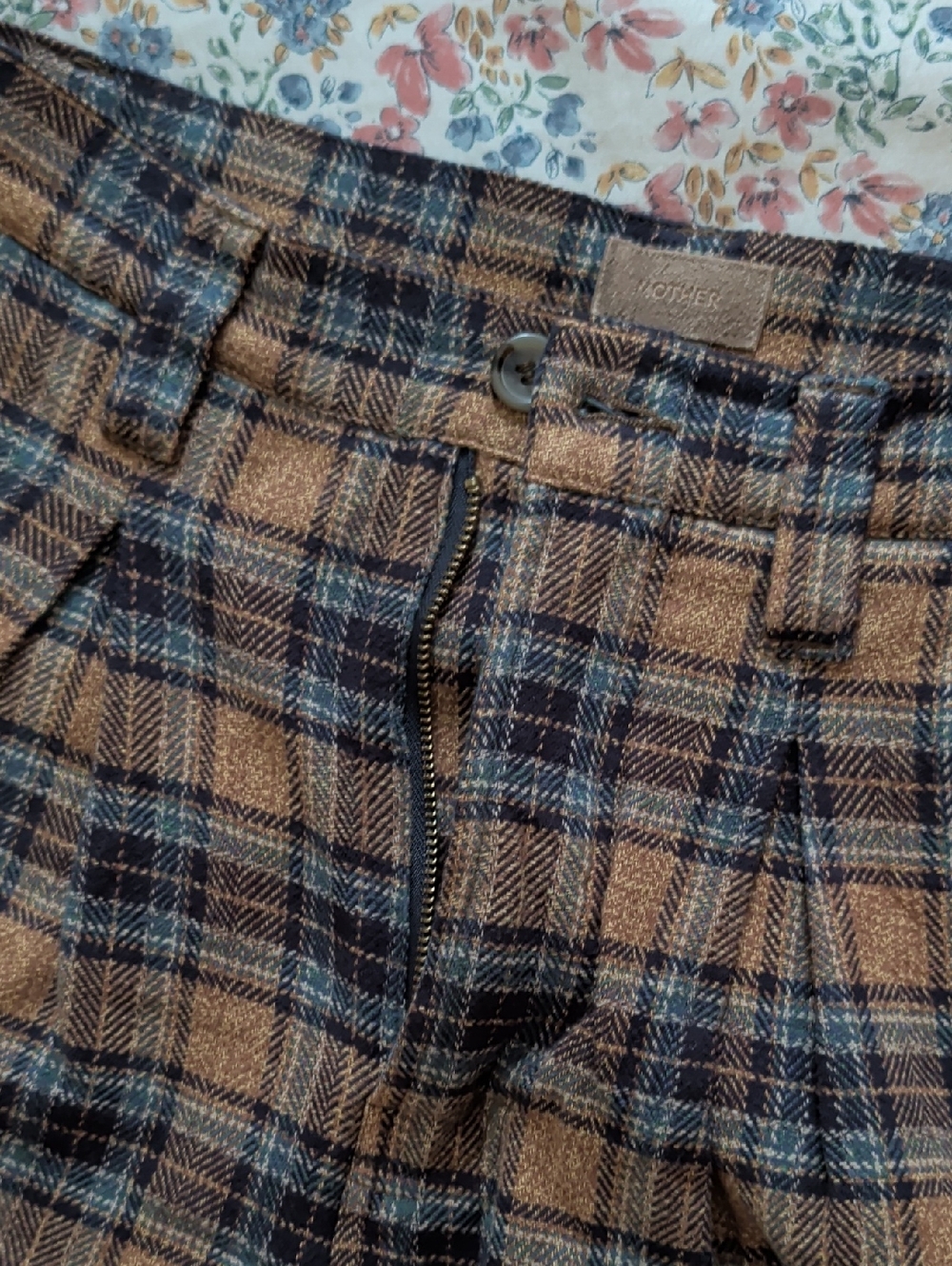 MOTHER Plaid Pants - Picture 3 of 5